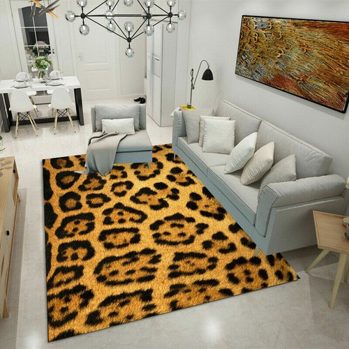 Animal print rug tiger leopard - rug,