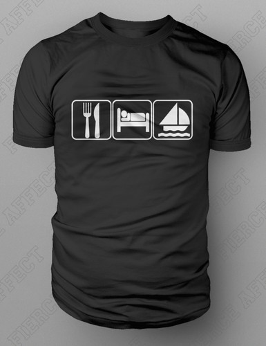 Eat sleep sailing shirt - eat,