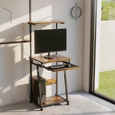 Compact Computer Desk Rolling
