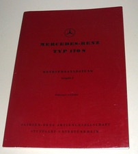 Betriebsanleitung Mercedes 170