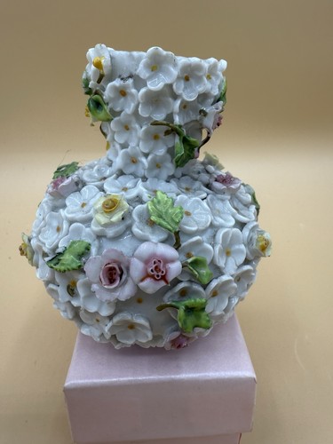 Petite porcelain encrusted - a,