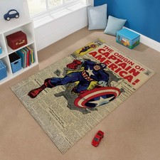 Captain America Rug, Superhero