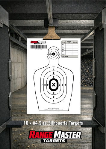 Range master silhouette target - range,