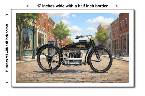 1916 henderson motorcycle - henderson,