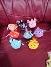 McDonald's Furby Connect - Complete Set Of 8 Small Hanging Plushes 2016 Hasbro