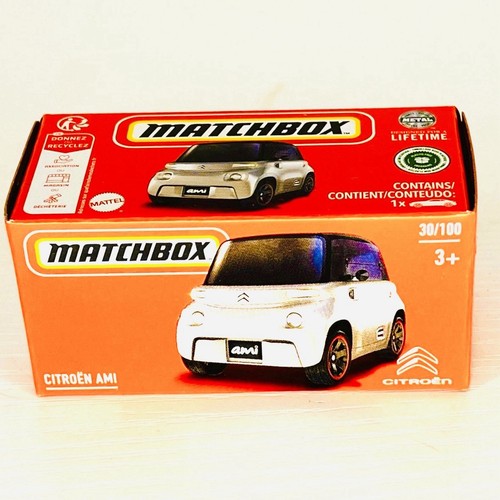 Matchbox citroen ami silver - matchbox,
