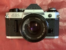 Canon AE-1 Program 35mm SLR Film Camera With Canon FD 50mm 1:1.8 Lens VGC