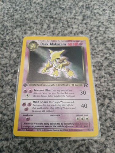 Pokémon dark alakazam holo - pokémon,