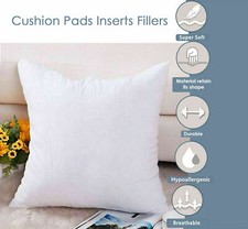 Cushion Inserts Pads Inners Filled Pillows Fillers Scatters All Sizes All Packs