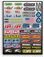 Motocross sponsor decal set 47