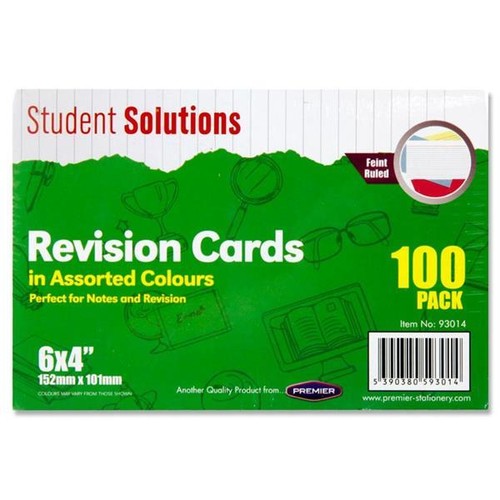 100 revision cards record - revision,