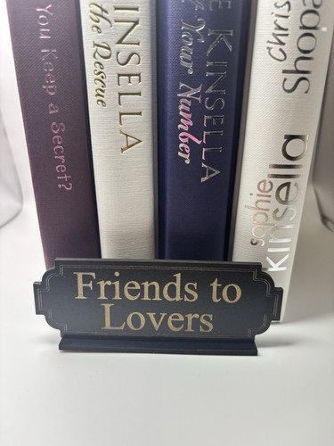 Personalised book genre signs - book,