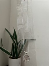 Tree Of Life Silver  Necklace - Beautiful Costume Jewllery With Meaning