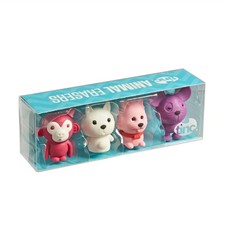 Tinc Animal Erasers - Set Of 4