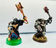 2x Warhammer 40k Metal Figures, Deathwing Striker, Asmodai Master Of  Repentance