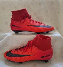 Nike Mercurial Red Sock Football Boots UK Size 8.5