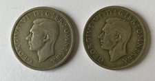 1938 Half Crown X2 George VI