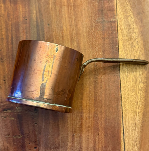 Solid heavy copper pint - a,