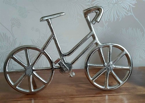 Metallic bike ornament - metallic,