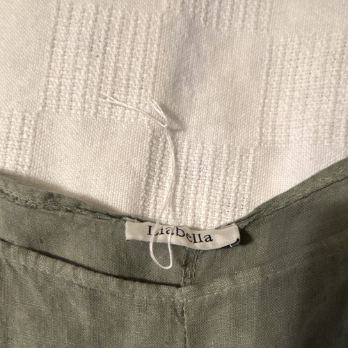 Lazbella women green linen - green,