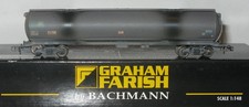 Graham Farish N Gauge 373-554A BP Black 100 ton Bogie Tank Wagon Weathered