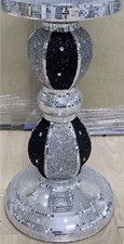 Mirrored Mosaic Side Table