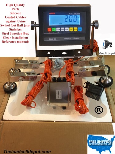 Livestock scale kit - scale, 10k