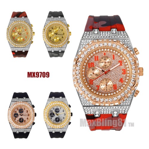 Hip hop iced silicone - iced, band