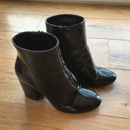 Ladies black patent block - ladies,