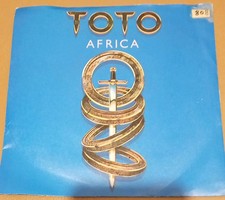 TOTO - AFRICA 7" INCH SINGLE VINYL RECORD 45rpm 1982 PICTURE SLEEVE EX/VG+ 