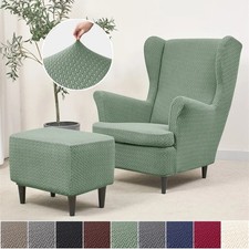 Wing Chair Cover Stretch