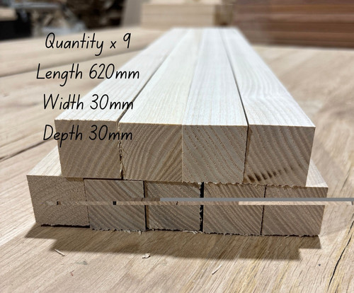 Planed ash offcuts craft - offcuts,