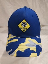 Cub Scouts Wolf Cap Camo Blue