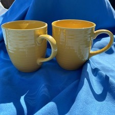 2 x Rayware ceramic Yellow