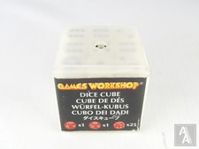 (5517) White D6 Dice Cube Set Accessories 40k 30k Sigmar Old World Warhammer