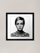 Twiggy Framed Art Print Framed