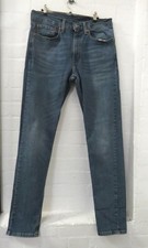 Levi's 512 Low Ball Mid Wash Blue Jeans Size W34 L34 (Nac)