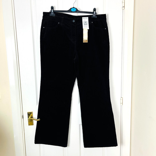 Corduroy trousers wide leg - m&s,
