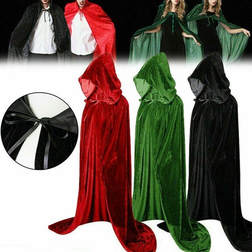 Halloween party velvet cloak - party,