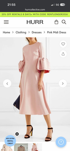 Roksanda pink beige round neck - pink/beige,