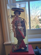 Vintage Japanese Oyama Geisha Doll  Kimono Ningyo