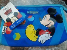 Disney Mickey Mouse & Friends Toiletry Wash Bag BNWT Blue Samsonite Pencil Case
