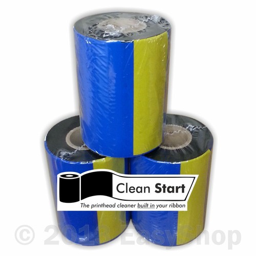 Black wax thermal transfer - black,