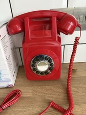 GPO 746 Wall Phone Red Retro