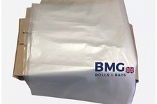 31x70" HEAVY DUTY EXTRA LARGE CLEAR PLASTIC POLYTHENE RUBBLE BAGS 300 gauge