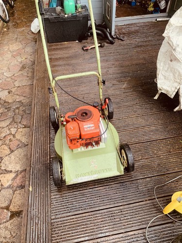 Hayterette petrol mower - ,