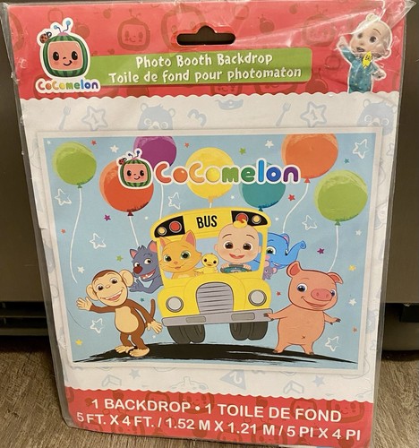 Cocomelon photo booth backdrop - photo,