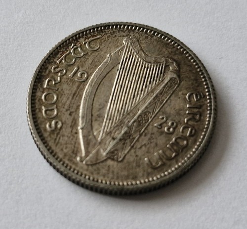 1928 irish shilling extremely - shilling,