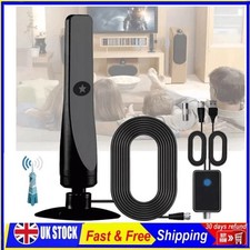 TV Aerial Digital Indoor TV Aerial with Signal Booster TV Antenna for Freeview