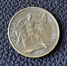 1926 Portuguese 50 Centavos.  